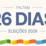 Faltam 26 dias: votação começa e termina no mesmo horário em todo o país